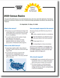 Factsheet on 2020 Census Basics