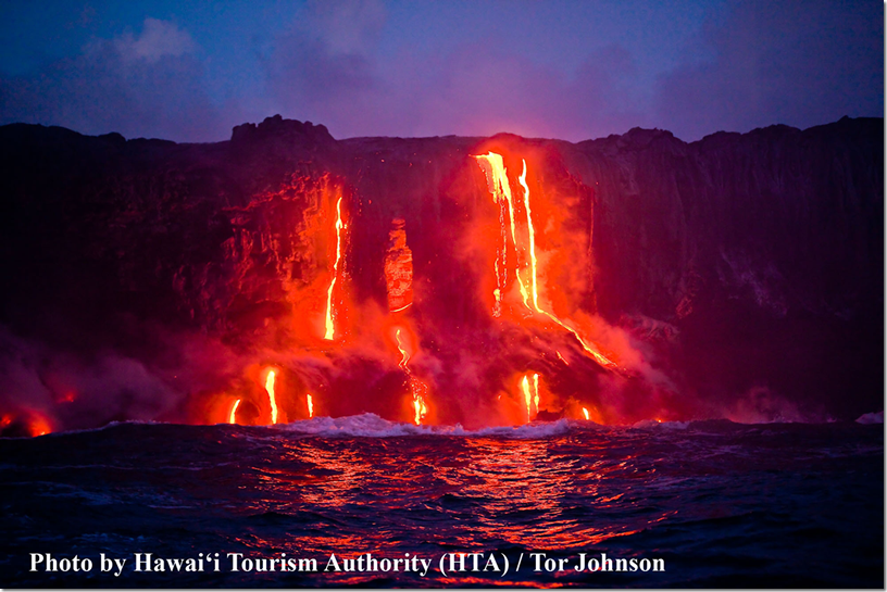 Photo of Volcano by Hawai'i Tourism Authority (HTA)/Tor Johnson