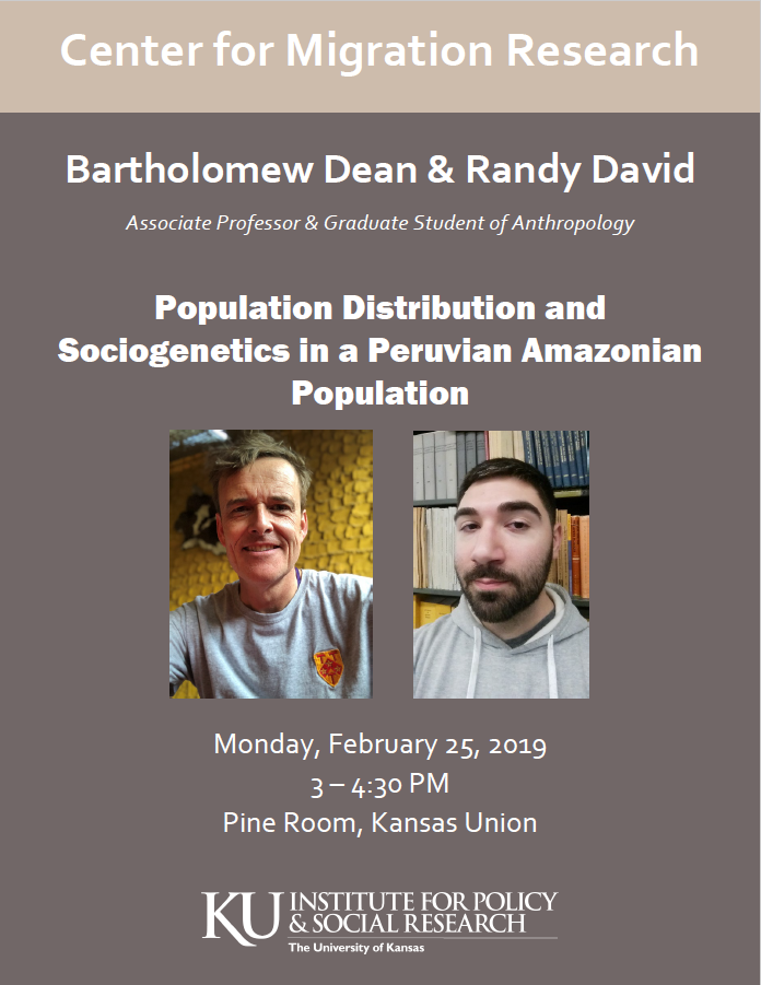 Flyer for CMR Lecture by Bartholomew Dean and Randy David