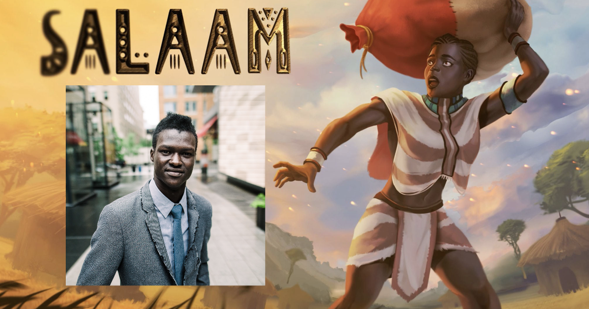 Image of Lual Mayen and his game, Salaam